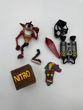 Figura 1998 ReSaurus Crash Bandicoot Serie 1 Jet Pack Falta Fruta Nitro Block