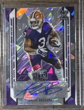2021 Leaf Metal Draft Purple Crystals 20/20 Amari Rodgers #BA-AR1 Autographed