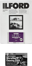 Ilford MULTIGRADE RC Deluxe Paper Pearl, 5 X 7, 25 Sheets with Microfiber Clea