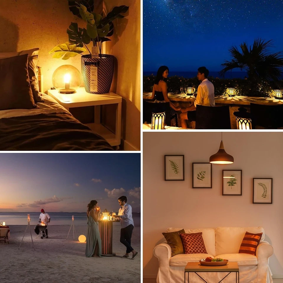 Night Light Bulbs 15-Pack, G40 LED Bulbs 1W, Warm White - Image 4 of 4