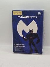 NEW Malwarebytes Anti-Malware Premium 3 PCs / 1 Year Cybersecurity Key Code 