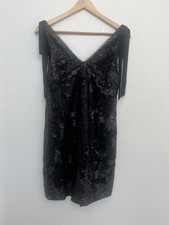 White Little Lies Size S Black Sequin Embellished Dress Christmas Party