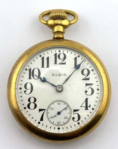 Elgin Antique Mechanical Pocket Watch  15J  18s  Gr.326.  16470330 WORKS!!