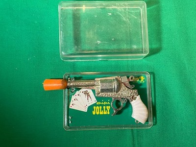 Mini Jolly Italy Diecast Cap Gun Keychain Toy in Plastic Case