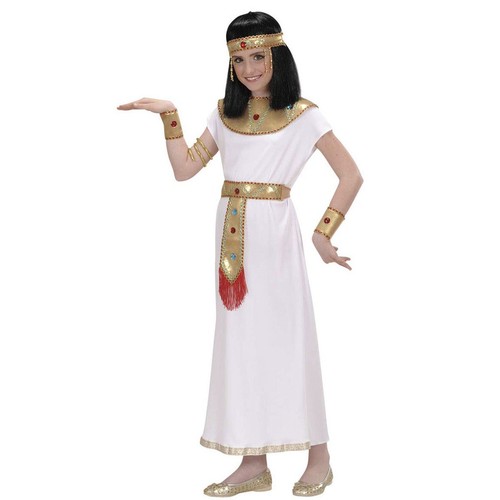 DEGUISE TOI Ägypterin Kinderkostüm In Gold – Mit Kleid, Schmuck & Gürtel Für Mottopartys