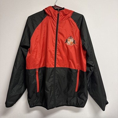 Sunderland AFC schwarz und rot Jacke Mantel. Größe X Large