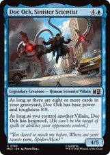 Doc Ock, Sinister Scientist Light Play, English Magic the Gathering MTG Commande