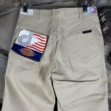 Vintage 70s NEW Dickies Bootcut Pants Women s Sz 28" x 32" Work Wear Talon