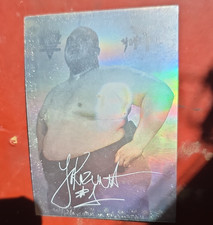 Yokozuna WWF Autographed Hologram Wrestling Sports Trading Card