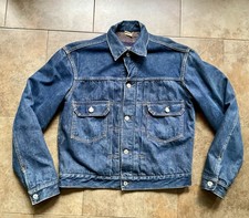 Vintage 1950s Levis 507XX Type II jacket Big E Blanket Lined Denim Jacket Sz:38
