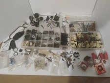 Vintage Lot Of Model Airplane Parts Gas Tank, Engine parts More Misc L K