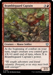 Brambleguard Captain (Foil) - Bloomburrow - #127 - Uncommon
