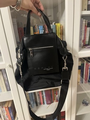 Originale Replay Tasche Schwarz mit Logo