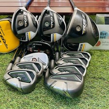TaylorMade Fullset RBZ 1w 3w 5w Iron 5-9Pw 11clubs RH S Flex Golf Mens Used