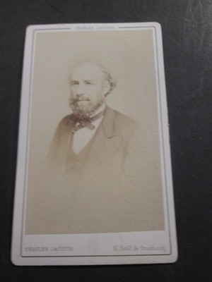 Photo CDV man with a beard cliche JACOTIN PARIS
