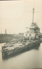 WK Foto Marine Kriegsschiff AK Gr&ouml;&szlig;e