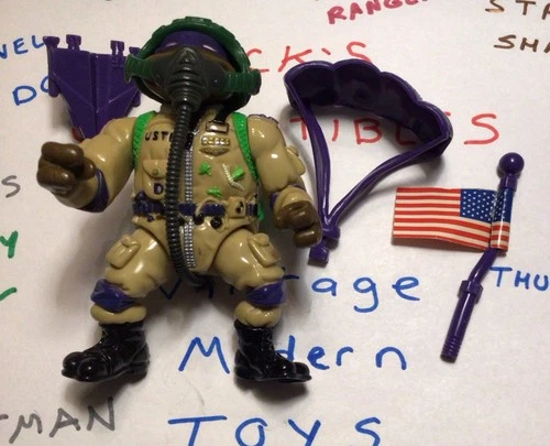 PRO PILOT DON TMNT 1991 Vintage Complete Action Figure Donatello 992Z D3