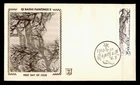 DR WHO 1980 CHINA PRC FDC QI BAISHI PAINTING ART Z SILK CACHET w27878