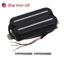 FLEOR Electric Guitar Ceramic Black High Output Hot Dual Rail Humbucker Pickup