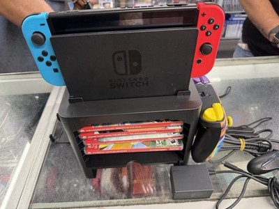 Nintendo Switch Console Bundle Complete CIB With 4 Games Plus Extra