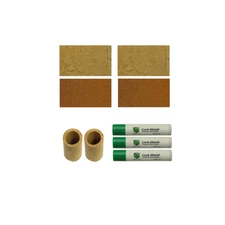 Saxophone Neck Cork, Natural, Composite, Seamless with 3 Pack of Cork Grease