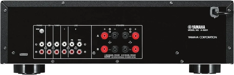 YAMAHA AS 201  nero AMPLIFICATORE INTEGRATO NUOVO GARANZIA UFFICIALE ITALIA - Immagine 3 di 3