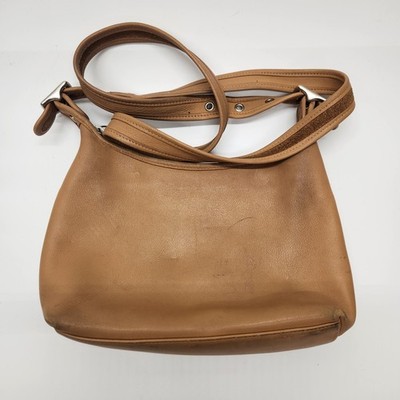 Authentic Vintage Coach 9136 British Tan Glove Tanned Brown Leather Shoulder Bag
