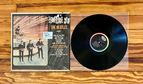 The Beatles: Something New LP Vinyl OG 1964 US Mono in Shrink Wrap VG+/VG+