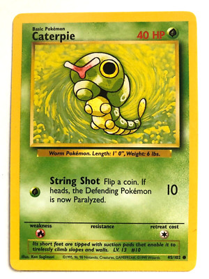 pokemon caterpie card Pokemon. Caterpie