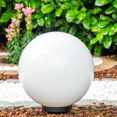 Kugelleuchte 40 cm Außen Steh Garten Lampe Wege Hof Beleuchtung Veranda Terrasse - Bild 3 von 10