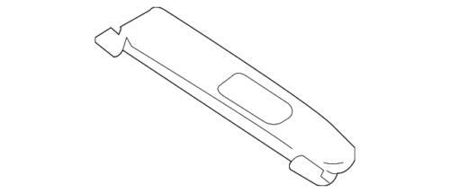 Visera del sol izquierda para BMW (N/P 51-16-9-167-251)