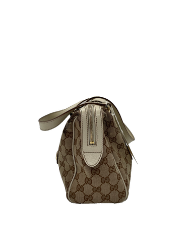 Gucci Women's Classic Beige Jacquard Handbag - Foto 2 di 5