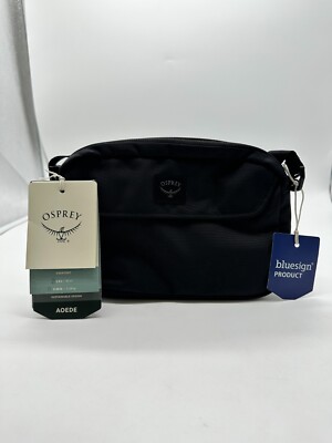 OSPREY AOEDE 2L COMMUTER CROSSBODY BAG BLACK NEW
