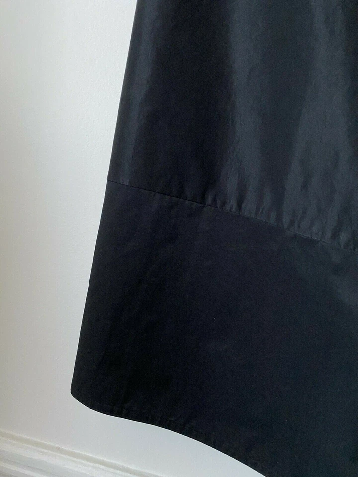 JUPE longue ashymétrique CLARA COLLINS NOIR ruban ROUGE T1 quasi NEUF ! - Photo 4/4