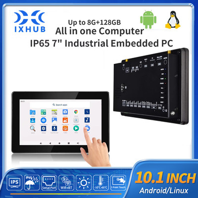 IXHUB 7Inch HMI Monitor Android 12 Smart Home Control Panel RS485/RS232/TTL HDMI
