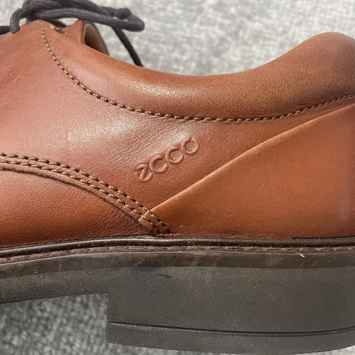 Ecco Shoes Mens Size 9 Brown Leather Oxford Business Casual  display picture 1