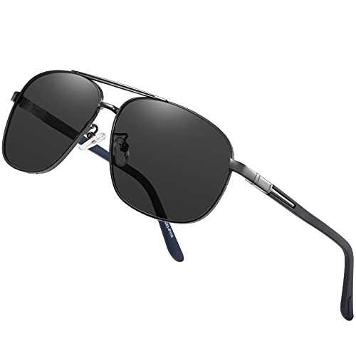 Trendy Polarized Aviator Sunglasses for Men Classic Sunglasses, UV400 Protection