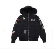 Winter New Black Moose Knuckles Gold Fingers Down Cotton Hoodie Jacket Men#AAAA