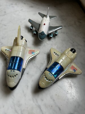 Two Space Shuttle And One Air Force One Plane Toys