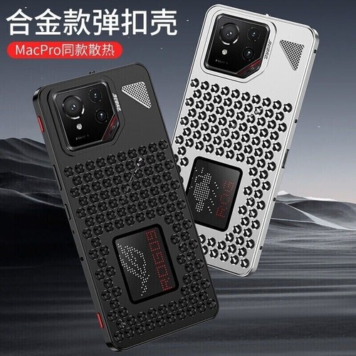 For Asus ROG Phone 9 Pro, Metal Alloy Armor Heat Dissipation Buckle Cover Case - Picture 4 of 14