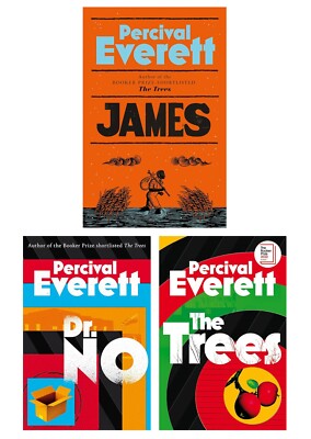 Percival Everett's Dr. No, The Trees & James 3 Bücher Sammlung - Belletristik - PB/HB