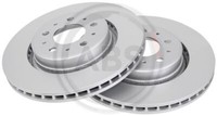 2X A.B.S. 17410 Bremsscheibe Vorne FüR Volvo