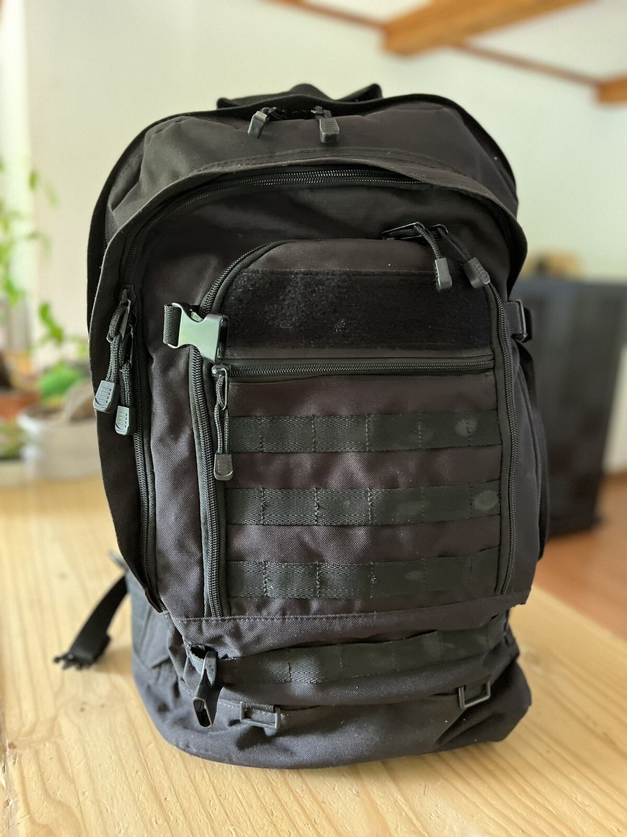 mercury tactical gear expandable Black Large backpack (See