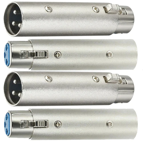 8PZ Adattatore XLR 3 Poli Femmina a Maschio XLR Microfono Adattatori Audio US - Foto 8 di 10