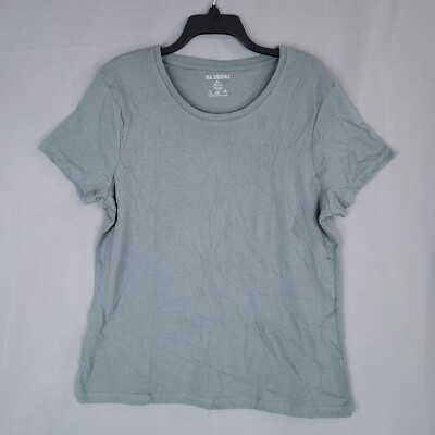 Real Essentials Women's Pullover Shirt Short Sleeve Size XL