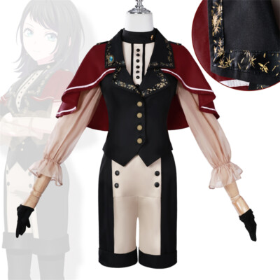 BanG Dream! Ave Mujica Timoris モチーフマント BanG Dream! Ave Mujica Umiri Yahata Cosplay Costume Timoris Tops
