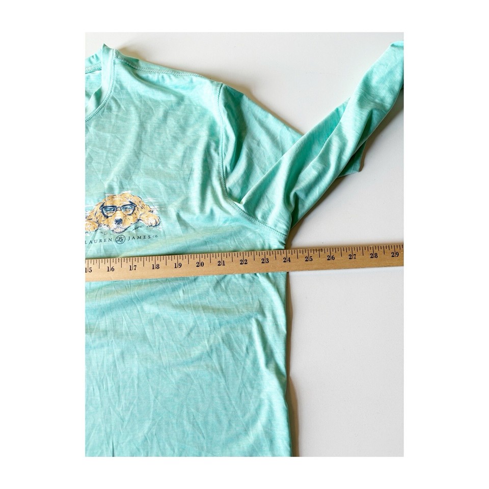 Lauren James T Shirt XL Golden Retriever Cover Up Sun Beach Coastal