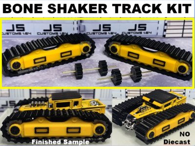 Crawler Track Kits - Hot Wheels Bone Shaker Custom - 3D Printed Parts ONLY
