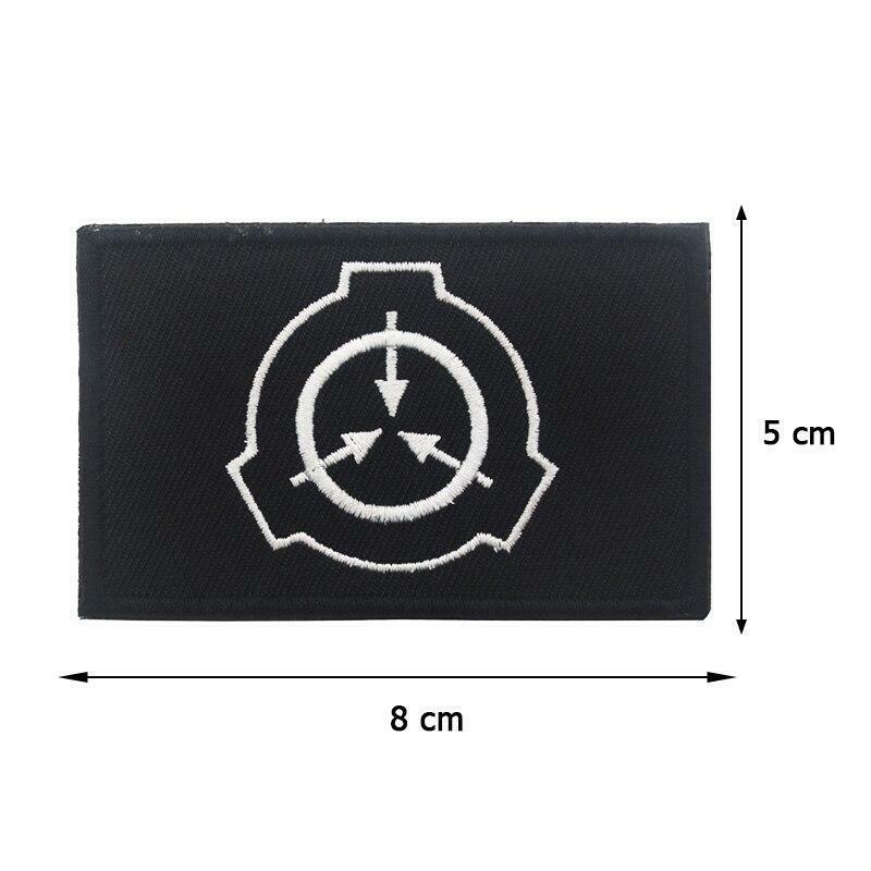  SCP Foundation Logo Embroidered Holographic Iron-On