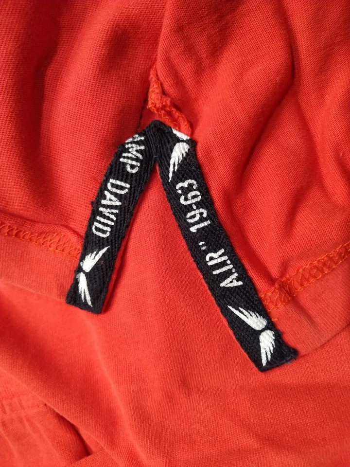 Camp David men's polo t- shirt long sleeve red multi color size S - Image 4 of 4